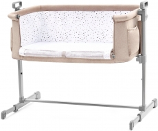 Приставні ліжечко-колиска Kinderkraft Neste Beige